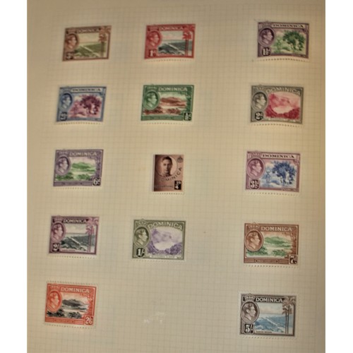 86 - DOMINICA Mint  Stamps 1937-1951
SG96-98 1937 coronation
SG110-111 1946 Victory
SG112 silver wedding ... 