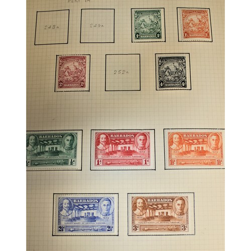 78 - BARBADOS Stamps 1925-1951
1925 Definitves 1/2d to 5/-, (Mounted Mint and Mounted Used)-inluding 2/6 ... 