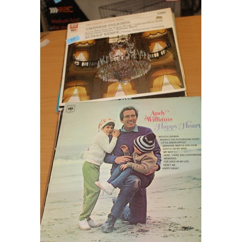 8 - Small Selection of Vinyl Record LPs including Stereo Classical, Barbara Streisand, Andy Williams, an... 