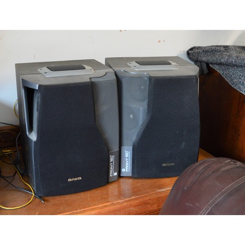 57 - Pair of Aiwa Loudspeakers