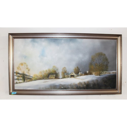 128 - A Framed Wet on Wet Oil Painting by Paul Hardy titled 