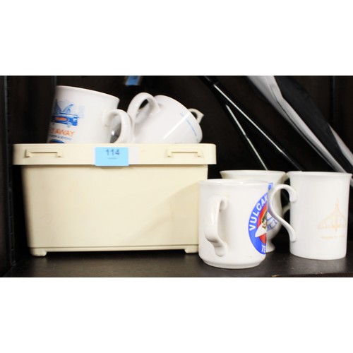 114 - Box of Twenty Assorted Tea/Coffee Mugs