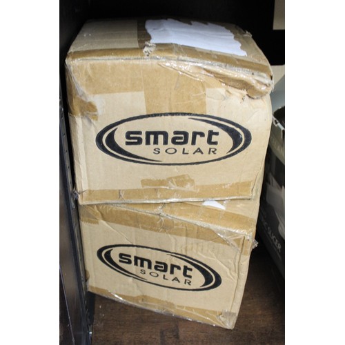 104 - 2 x BNIB Smart Solar Security Lights RL11W51