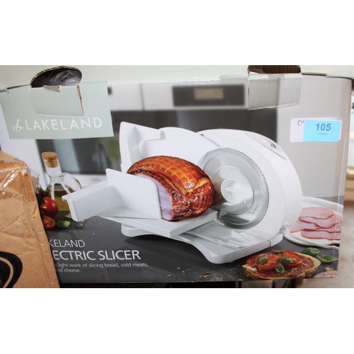 105 - BNIB Lakeland Electric Slicer Model No: 13665