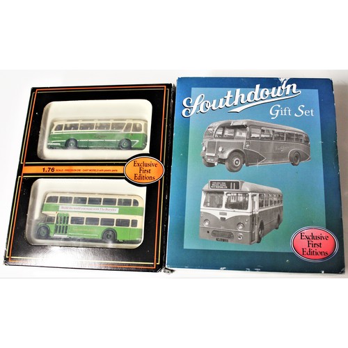 233 - Two Boxed EFE Southdown Gift Sets : Leyland Tiger Cub & Leyland Tiger PS1 and a Bristol Lodekka & Le... 