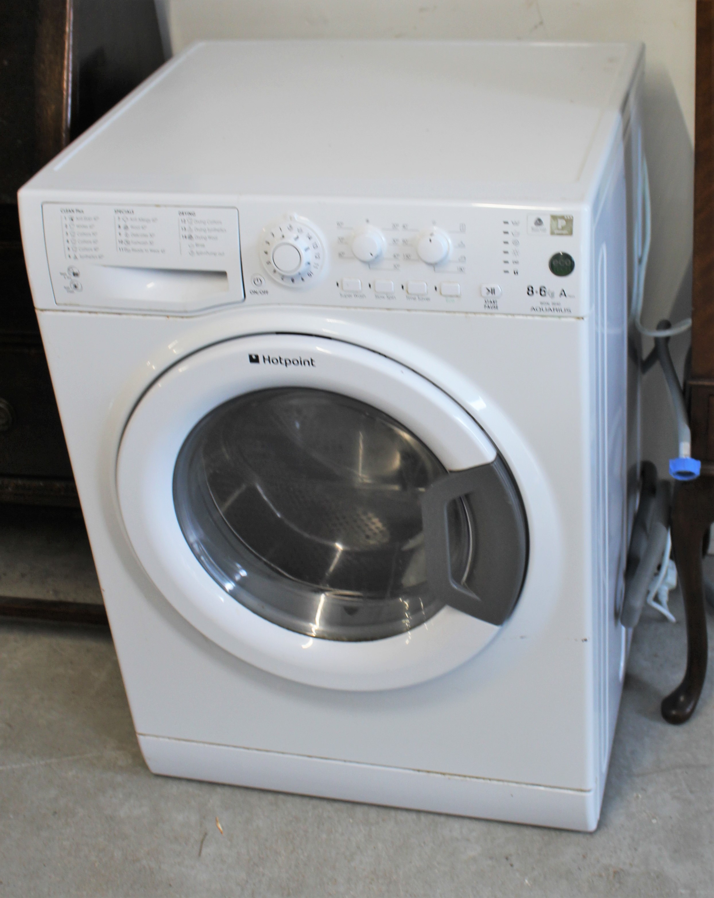 hotpoint washer dryer wdal 8640