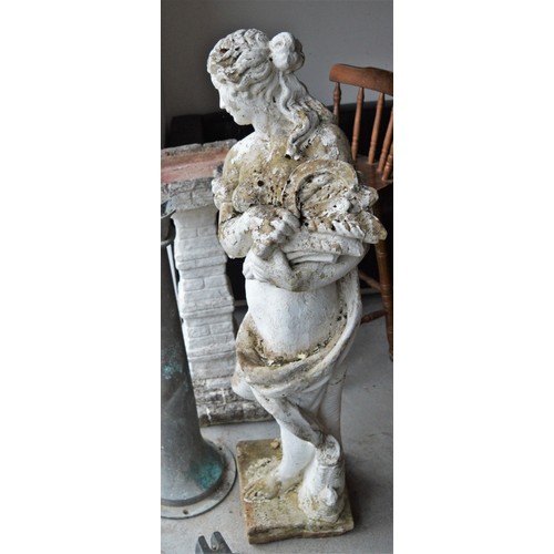 262 - Cast Concrete Classical Figure - approx 4 Ft High