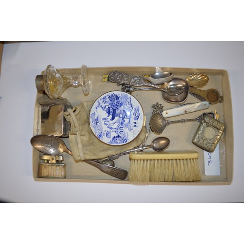 131 - Box of Assorted Plated ware etc