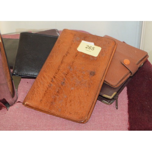 127 - Assortment of Real Leather Wallets and Leather Card Holder