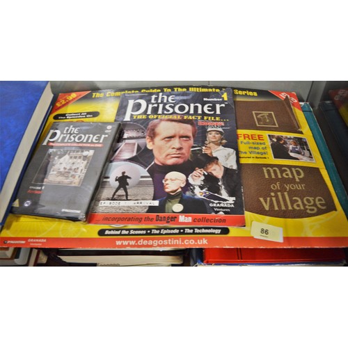 133 - The Prisoner Volume 1 DVD Magazine with Map of The Village and a Titanic Magazine