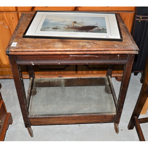 159 - Tea Trolley/Gaming Table (has Extending Top) -Needs Attention