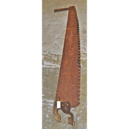 285 - An Antique 2-Man Lumber Tree Saw - NB We will not wrap or post this item