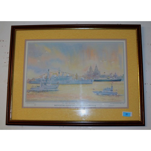 10 - Framed, Mounted and Glazed Limited Edition (154/850) Print 