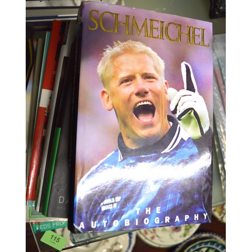 206 - Eight Books (Four H/B and 4 P/B) Football related Gary Lineker, Peter Schmeichel, David Ginola, etc.