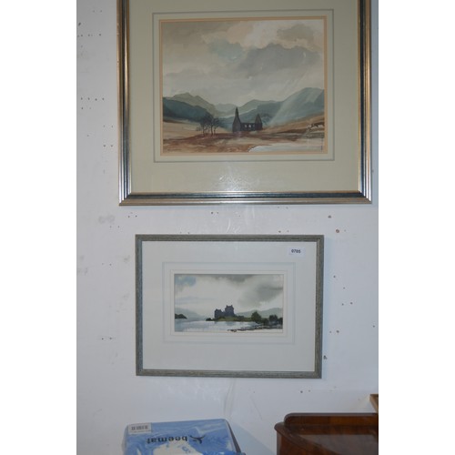 3 - Two Watercolours by Alison J Ewan (both Framed, Mounted and Glazed) - One Titled 