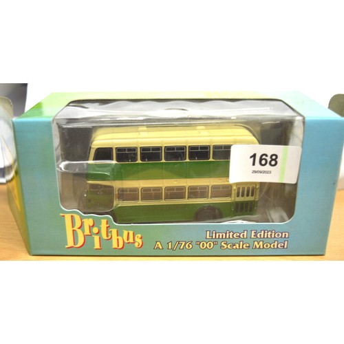 181 - Boxed Britbus Diecast Southdown Guy Arab Mark IV Double Deck Bus Ref N6003