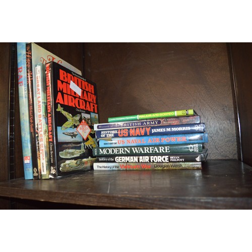 201 - A Selection of War Related Coffee Table Books including RAF, British Military Aircraft, Horses in th... 