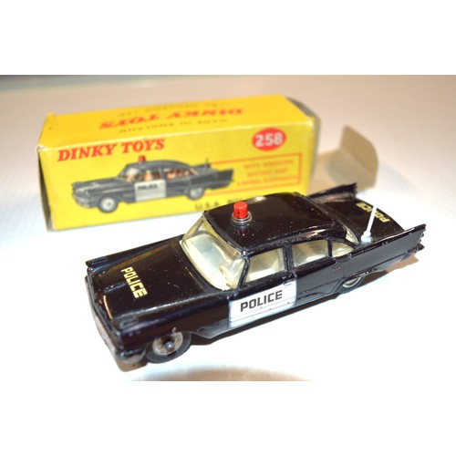 219 - Boxed Dinky Toys USA Police Car Ref DT258