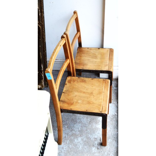 4 - Two Children's Chairs in Oak