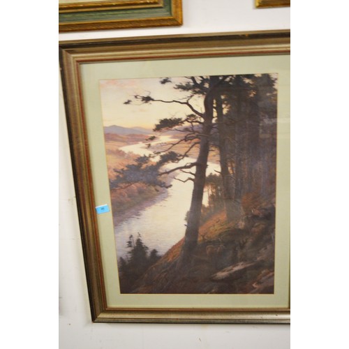 46 - Framed, Mounted and Glazed Print by Joseph Farquharson (Title Unknown)