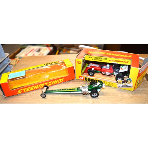 231 - VCorgi Whizzwheels / 162 Quartermaster Dragster / Boxed and Corgi Whizzwheels TS9V Team Surtees in I... 