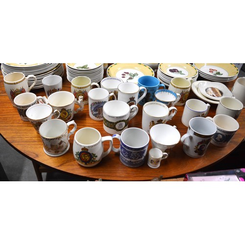 76 - Large Collection of Royal Commemorative Mugs (approx 25) - Queen Victoria to Queen Elizabeth II