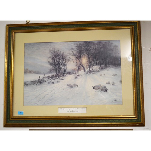 150 - Framed, Mounted and Glazed Print 