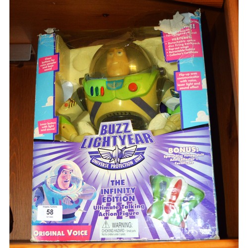 58 - Large Boxed Buzz Lightyear, the Infinity Edition (Boxed)