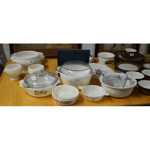 160 - Large Collection Pyrex Dishes and Measuring Jugs