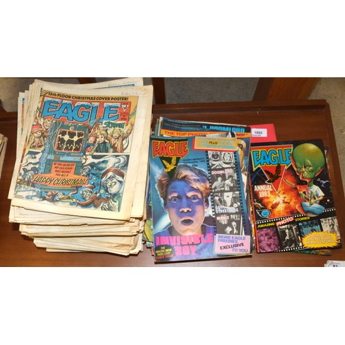 197 - A Large Quantity of the Eagle (Re-Issue) Weekly Comic - From 1982 - 1985 (Qty Approx 190) Plus Annua... 