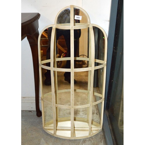 223 - Shabby-Chic Cage Mirror (Wall)