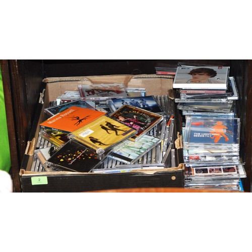 2 - Box of approx. 160 CDs - Pop and Jazz Genre