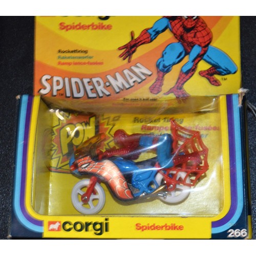 246 - Boxed Corgi Spiderman Bike  Ref CT266