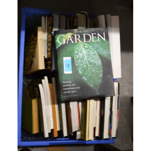 14 - Crate of Gardening Books (approx 30)