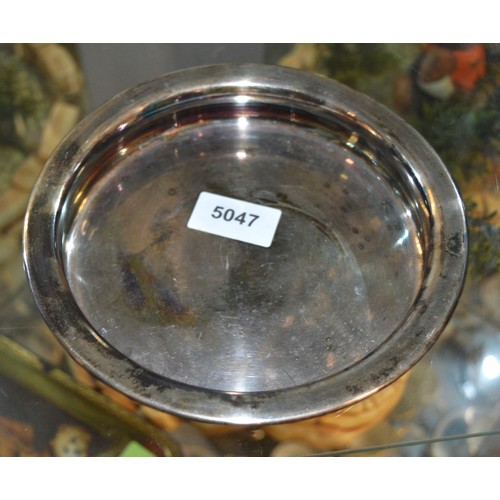 38 - A Large Diameter Silver Plated Porringer - 7 Inches Wide, approx. 1.25 Inches High
