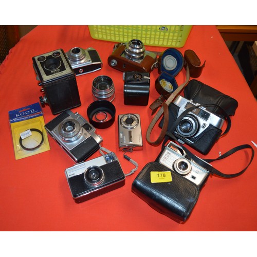 67 - Box of Vintage Cameras