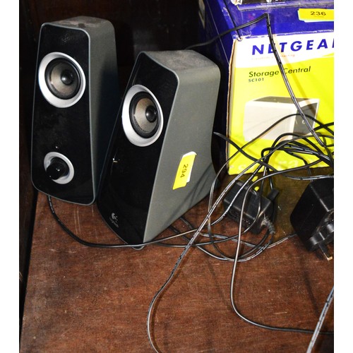 80 - Pair of Logitech Speaker System Z320 Speakers
