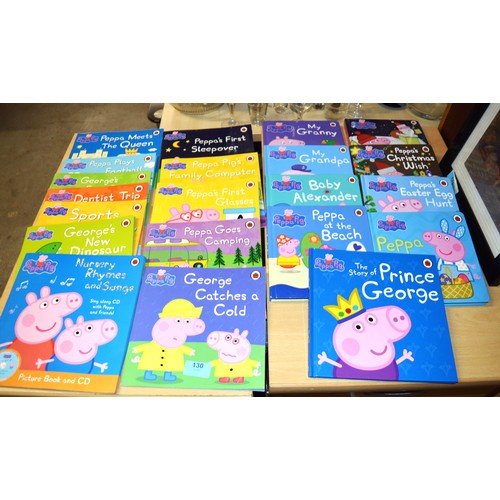 130 - Assorted Ladybird Peppa Pig Hardback and Softback Books (approx. 20)