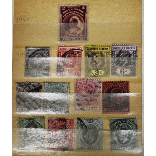 200 - Thirteen Niger Coast Protectorate, Northern Nigeria, Lagos and Southern Nigeria Postage Stamps