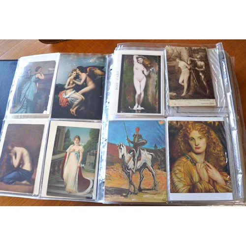 39 - Over Three Hundred Postcards (Pertaining to Art and Sculpture) in Album