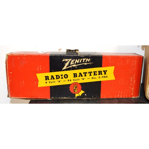 158 - Vintage Zenith Radio Battery in Box (Box Distressed)