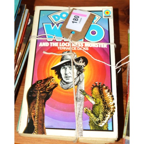 180 - Five Doctor Who Paperback Annuals