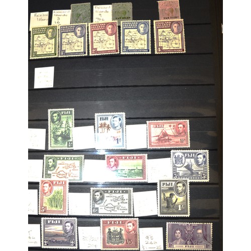 306 - A Stock Book Collection of mainly used world Stamps: Aden, Argentina, Belgium,Belgian Congo, Brasil,... 