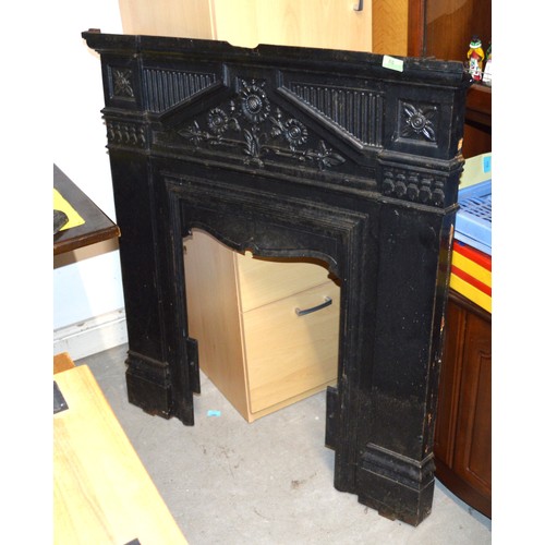 70 - Cast Iron Fire Place