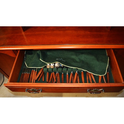 178 - A White & Newton Mid-Century Red Cedar Wood Low-Back Dresser having Four Wide Drawers (One for Cutle... 