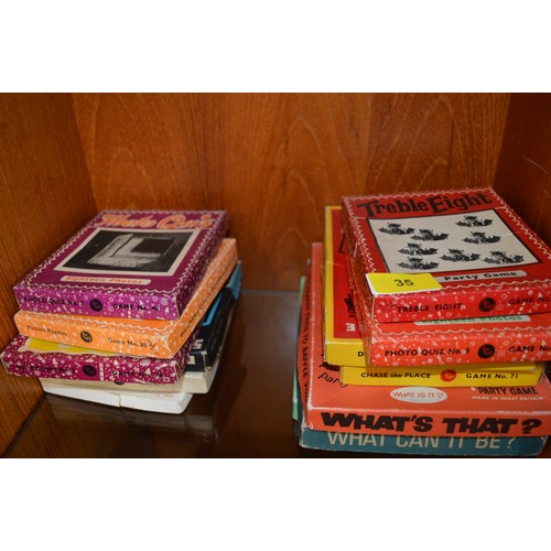 122 - Large Collection of Vintage Party Games