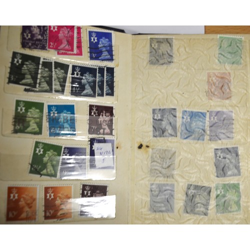 403 - One A6 Stock Book of Used Northern Ireland Wilding and Machin  Definitive Stamps (56 stamps -some du... 