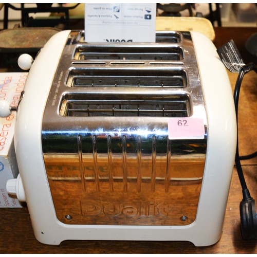 62 - Dualit Four-Slice Electric Toaster