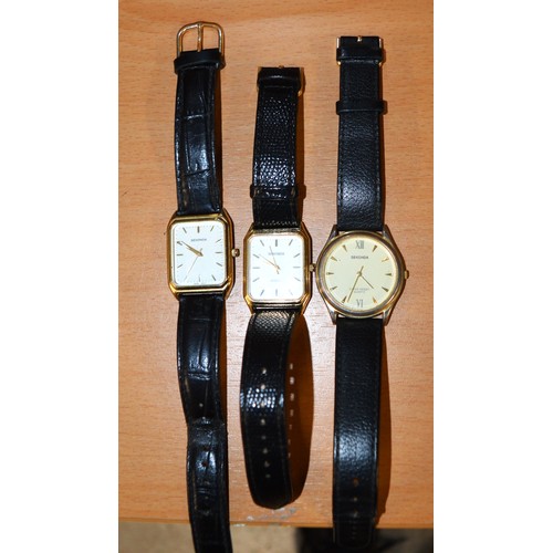 125 - Three Gents' Sekonda Dress Watches