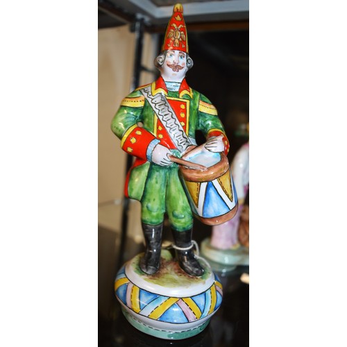 191 - Russian Terracotta Figure of a Military Drummer